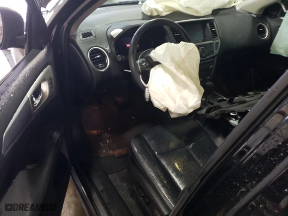 2018 Nissan Pathfinder SL with VIN 5N1DR2MM6JC623411, listed as a Copart auction lot 84332754 with 69,410 mi miles and Salvage Title. Bid and sale history available at carsss.com. Image 8.