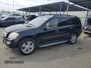 2007 Mercedes-Benz GL-Class with VIN 4JGBF71E27A171309, listed as a Copart auction lot 48923355 with 150,302 mi miles and Salvage Title. Bid and sale history available at carsss.com. Image 1.