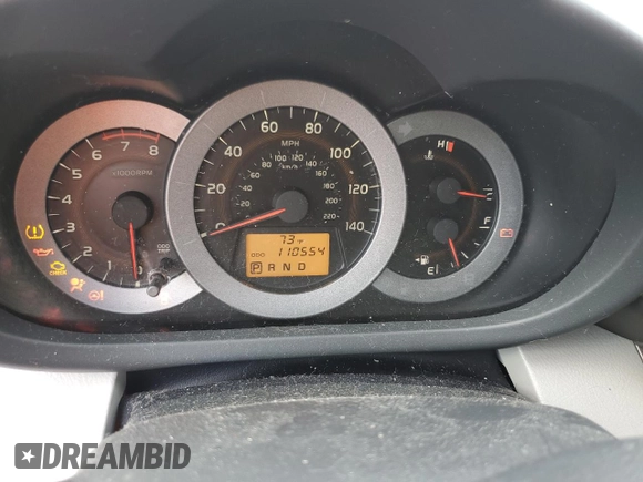 2011 Toyota RAV4 with VIN JTMZF4DV5B5041913, listed as a Copart auction lot 54936405 with 110,554 mi miles and Salvage Title. Bid and sale history available at DreamBid. Image 9.