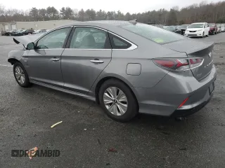 2018 Hyundai Sonata Hybrid SE with VIN KMHE24L34JA087311, listed as a Copart auction lot 48232965 with 50,442 mi miles and Salvage Title. Bid and sale history available at carsss.com. Image 2.