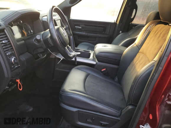 2017 Ram 1500 Rebel with VIN 1C6RR7YTXHS850780, listed as a Copart auction lot 56189055 with 91,040 mi miles and Salvage title. Bid and sale history available at DreamBid. Image 7.