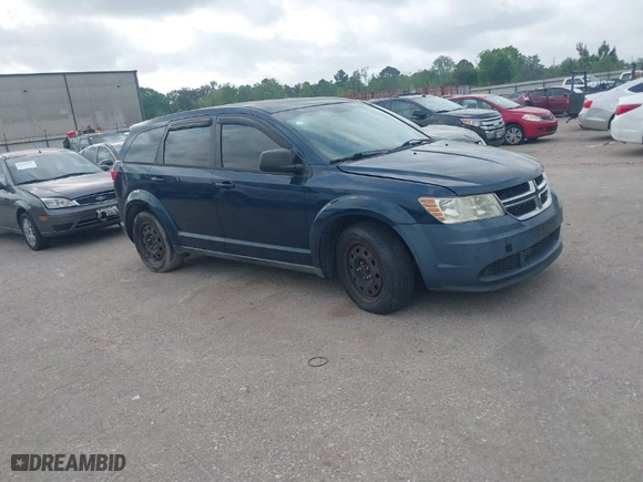 2014 Dodge Journey SE with VIN 3C4PDCAB1ET181835, listed as a IAAI auction lot 41929577 with 202,494 mi miles. Bid and sale history available at carsss.com. Image 1.