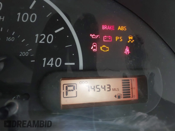 2015 Nissan Versa SV with VIN 3N1CN7AP1FL859969, listed as a IAAI auction lot 41830160 with 74,543 mi miles. Bid and sale history available at carsss.com. Image 7.