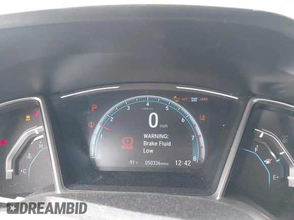 2020 Honda Civic EX-L with VIN 19XFC1F74LE204193, listed as a IAAI auction lot 41690269 with 50,336 mi miles and . Bid and sale history available at DreamBid. Image 16.