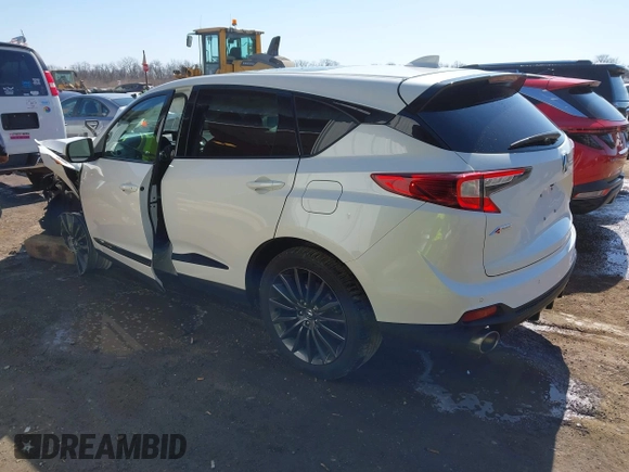 2022 Acura RDX PMC Edition with VIN 5J8TC2H88NL001219, listed as a IAAI auction lot 41749248 with 47,484 mi miles. Bid and sale history available at carsss.com. Image 3.