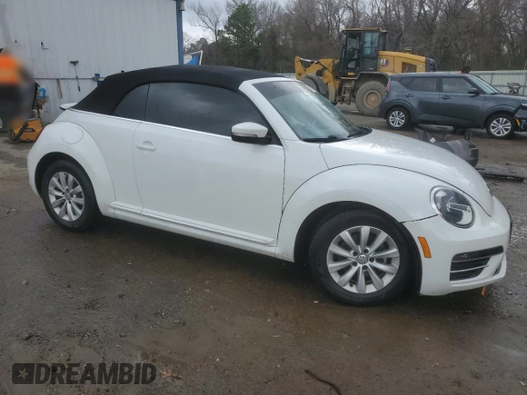 2018 Volkswagen Beetle S with VIN 3VW5DAAT2JM505073, listed as a Copart auction lot 43575655 with 100,854 mi miles and Salvage title. Bid and sale history available at DreamBid. Image 4.