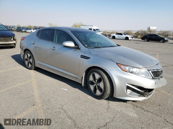 2013 Kia Optima Hybrid LX with VIN KNAGM4AD6D5057949, listed as a Copart auction lot 71191164 with 152,886 mi miles and Salvage Title. Bid and sale history available at carsss.com. Image 4.