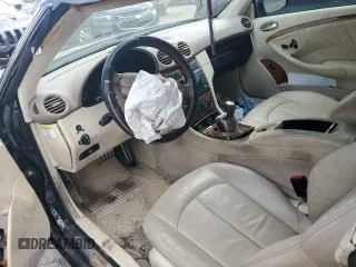 2006 Mercedes-Benz CLK 350 with VIN WDBTJ56H36F192927, listed as a Copart auction lot 65569914 with Not Provided miles and Salvage Title. Bid and sale history available at carsss.com. Image 8.