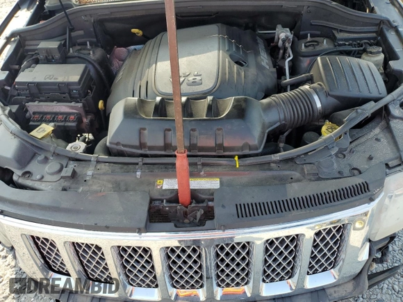 2011 Jeep Grand Cherokee Overland Summit with VIN 1J4RR6GT3BC686143, listed as a Copart auction lot 59218685 with 155,059 mi miles and Salvage title. Bid and sale history available at DreamBid. Image 12.