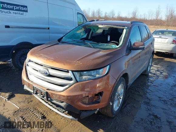 2017 Ford Edge SEL with VIN 2FMPK4J88HBB50397, listed as a IAAI auction lot 41748770 with 95,300 mi miles. Bid and sale history available at carsss.com. Image 2.