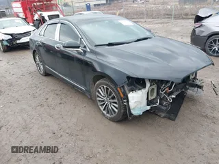 2017 Lincoln MKZ Select with VIN 3LN6L5C99HR607840, listed as a IAAI auction lot 41595415 with 108,842 mi miles. Bid and sale history available at carsss.com. Image 1.