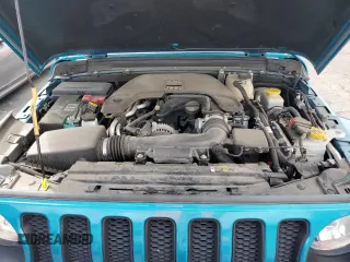 2019 Jeep Wrangler Unlimited Sport S with VIN 1C4HJXDG0KW602803, listed as a Copart auction lot 55640145 with 64,906 mi miles and Salvage title. Bid and sale history available at DreamBid. Image 11.
