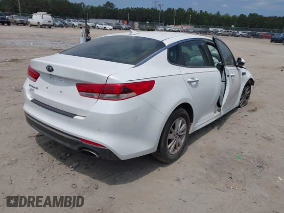 2018 Kia Optima S with VIN 5XXGT4L3XJG244516, listed as a IAAI auction lot 42136414 with 96,000 mi miles and . Bid and sale history available at DreamBid. Image 4.