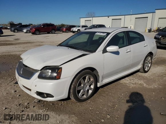 2010 Mitsubishi Galant ES with VIN 4A32B3FF5AE007883, listed as a Copart auction lot 81187784 with 144,129 mi miles and Salvage Title. Bid and sale history available at carsss.com. Image 1.
