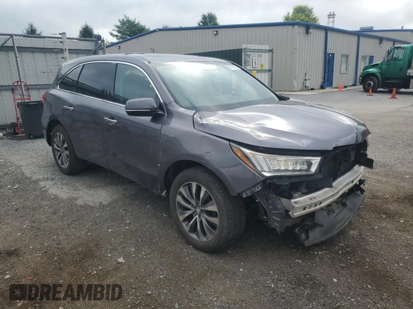2020 Acura MDX with VIN 5J8YD4H38LL045981, listed as a Copart auction lot 65192985 with 45,930 mi miles and Salvage title. Bid and sale history available at DreamBid. Image 4.