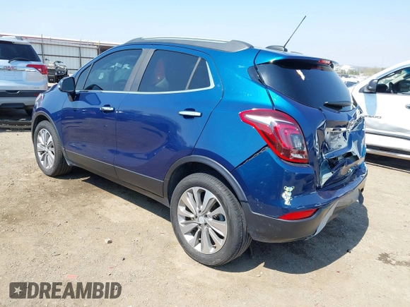 2019 Buick Encore Preferred with VIN KL4CJASBXKB779598, listed as a IAAI auction lot 41858024 with 93,501 mi miles. Bid and sale history available at carsss.com. Image 3.