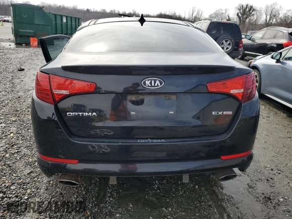 2012 Kia Optima EX with VIN 5XXGN4A70CG088103, listed as a Copart auction lot 44957855 with 153,633 mi miles and Salvage Title. Bid and sale history available at carsss.com. Image 6.