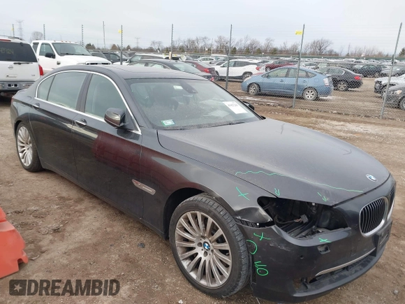 2012 BMW 7 Series 750Li xDrive with VIN WBAKC8C59CC437730, listed as a IAAI auction lot 41427243 with 91,832 mi miles and . Bid and sale history available at DreamBid. Image 1.
