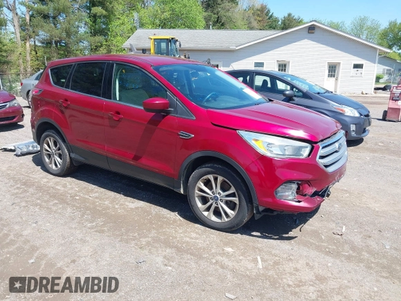 2017 Ford Escape SE with VIN 1FMCU9G97HUA62893, listed as a IAAI auction lot 42160437 with 101,782 mi miles and . Bid and sale history available at carsss.com. Image 1.