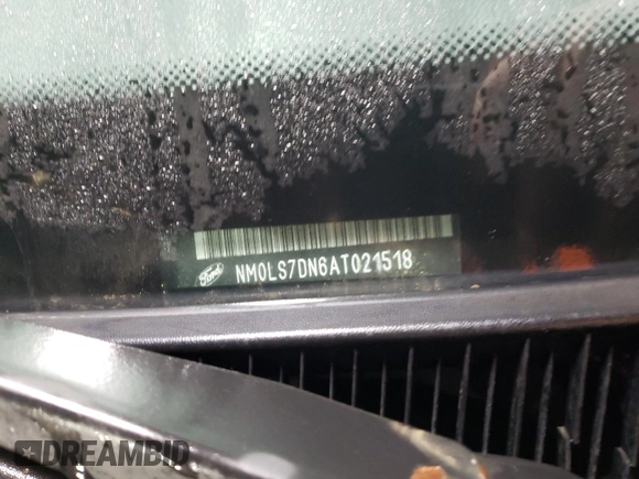 2010 Ford Transit Connect XLT с VIN NM0LS7DN6AT021518, выставлен на аукционе Copart как лот 48811635 с пробегом 121 385 миль миль и Списание • Salvage title. История ставок и продаж доступна на DreamBid. Изображение 14.