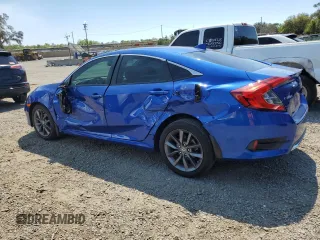 2021 Honda Civic Sedan EX with VIN 19XFC1F33ME010382, listed as a Copart auction lot 48657995 with 33,102 mi miles and Salvage Title. Bid and sale history available at carsss.com. Image 2.