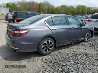 2016 Honda Accord Sedan EX with VIN 1HGCR2F79GA206040, listed as a Copart auction lot 55202225 with 985,978 mi miles and Salvage Title. Bid and sale history available at carsss.com. Image 3.