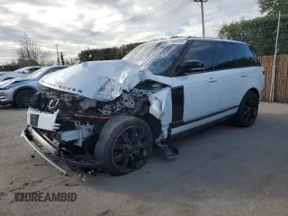 2021 Land Rover Range Rover z VIN SALGS4RY4MA420118, wystawiony jako Copart lot #45994815 z przebiegiem 48 284 mil mil oraz Szkoda całkowita • Salvage title. Historia ofert i sprzedaży dostępna na DreamBid. Obrazek 1.
