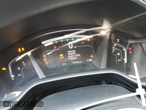 2017 Honda CR-V EX with VIN 5J6RW2H56HL067501, listed as a Copart auction lot 44150345 with 109,948 mi miles and Salvage Title. Bid and sale history available at carsss.com. Image 9.