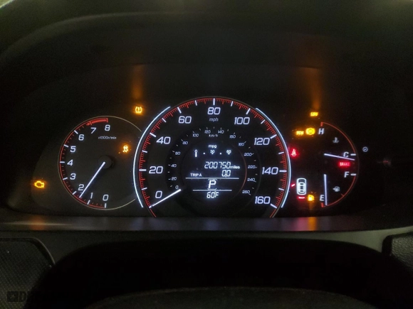 2013 Honda Accord Cpe EX-L with VIN 1HGCT1B87DA019644, listed as a Copart auction lot 48932865 with 200,750 mi miles and Salvage Title. Bid and sale history available at carsss.com. Image 9.