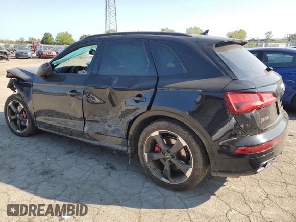 2020 Audi SQ5 Premium Plus with VIN WA1B4AFY4L2123545, listed as a Copart auction lot 71704534 with Not Provided miles and Salvage Title. Bid and sale history available at DreamBid. Image 2.