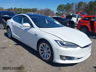2017 Tesla Model S 100D with VIN 5YJSA1E23HF189813, listed as a IAAI auction lot 41767079 with 53,541 mi miles. Bid and sale history available at carsss.com. Image 1.
