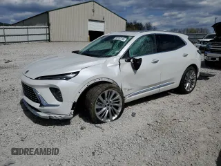 2025 Buick Envision Preferred with VIN LRBFZME49SD005985, listed as a Copart auction lot 50192235 with 555 mi miles and Salvage Title. Bid and sale history available at DreamBid. Image 1.