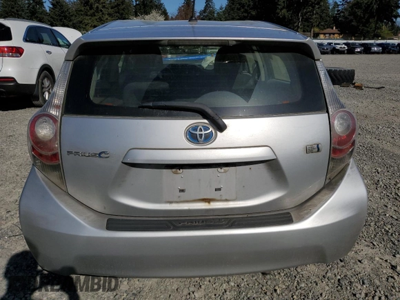 2014 Toyota Prius One with VIN JTDKDTB30E1568627, listed as a Copart auction lot 52799975 with 214,115 mi miles and Salvage Title. Bid and sale history available at DreamBid. Image 6.
