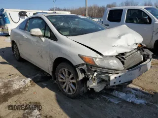 2012 Honda Civic Cpe EX-L with VIN 2HGFG3B15CH532570, listed as a Copart auction lot 87868545 with 137,644 mi miles and Salvage Title. Bid and sale history available at carsss.com. Image 4.