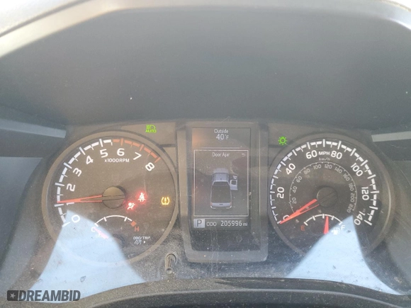 2019 Toyota Tacoma 2WD SR with VIN 5TFRX5GN1KX132356, listed as a Copart auction lot 41647605 with 205,996 mi miles and Salvage Title. Bid and sale history available at carsss.com. Image 9.