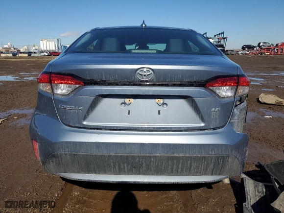 2022 Toyota Corolla LE with VIN 5YFEPMAE1NP317723, listed as a Copart auction lot 46963075 with 41,752 mi miles and Salvage Title. Bid and sale history available at carsss.com. Image 6.