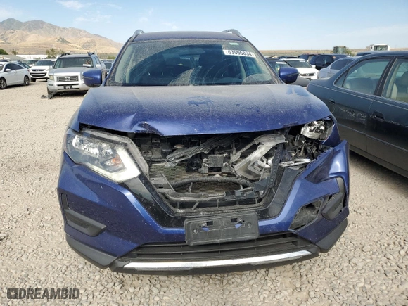 2018 Nissan Rogue SV with VIN KNMAT2MV1JP593891, listed as a Copart auction lot 63906834 with 119,955 mi miles and Salvage Title. Bid and sale history available at carsss.com. Image 5.