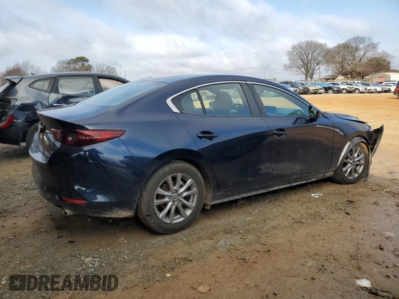 2020 Mazda 3 with VIN 3MZBPABL3LM127020, listed as a Copart auction lot 43922405 with 50,342 mi miles and Salvage title. Bid and sale history available at DreamBid. Image 3.