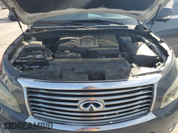 2012 Infiniti QX56 8-passenger with VIN JN8AZ2ND7C9715587, listed as a Copart auction lot 64508345 with 217,786 mi miles and Salvage title. Bid and sale history available at DreamBid. Image 12.