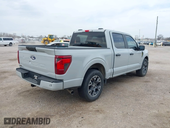 2024 Ford F-150 STX with VIN 1FTEW2KP3RFA29075, listed as a IAAI auction lot 41724330 with Not Provided miles and . Bid and sale history available at carsss.com. Image 4.