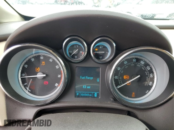 2013 Buick Verano with VIN 1G4PP5SK8D4220471, listed as a Copart auction lot 58206985 with 164,548 mi miles and Salvage title. Bid and sale history available at DreamBid. Image 9.