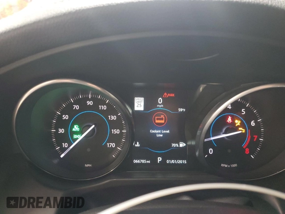 2016 Jaguar XF S with VIN SAJBM4BV0GCY20036, listed as a Copart auction lot 50134235 with 66,785 mi miles and Salvage Title. Bid and sale history available at DreamBid. Image 9.
