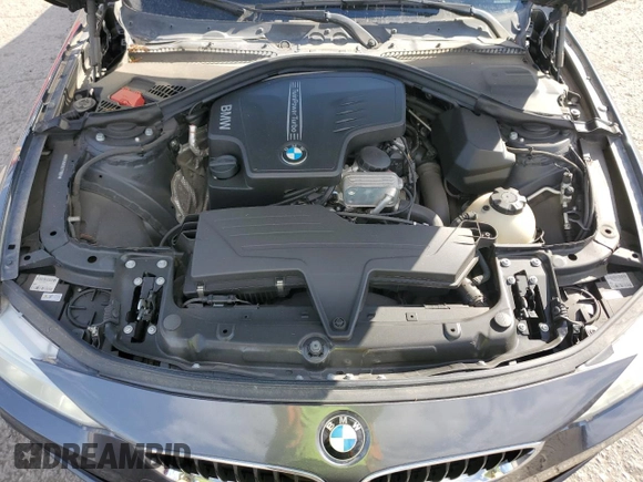 2014 BMW 4 Series 428i with VIN WBA3N7C55EF719924, listed as a Copart auction lot 74601284 with 57,165 mi miles and Clean Title. Bid and sale history available at carsss.com. Image 11.