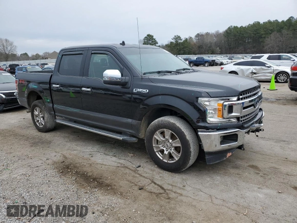 2020 Ford F-150 XL with VIN 1FTEW1E54LKE55960, listed as a Copart auction lot 44370224 with Not provided miles and Salvage title. Bid and sale history available at DreamBid. Image 4.