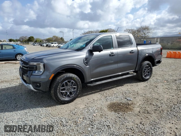 2024 Ford Ranger XLT with VIN 1FTER4HHXRLE73722, listed as a Copart auction lot 51319495 with 130 mi miles and Salvage title. Bid and sale history available at DreamBid. Image 1.