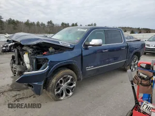 2020 Ram 1500 Limited with VIN 1C6SRFHT5LN389118, listed as a Copart auction lot 48781095 with 59,859 mi miles and Salvage Title. Bid and sale history available at carsss.com. Image 1.