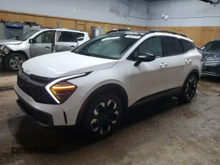 2024 Kia Sportage X-Line with VIN 5XYK6CDF6RG184553, listed as a Copart auction lot 78431414 with 7,144 mi miles and Salvage Title. Bid and sale history available at carsss.com. Image 1.