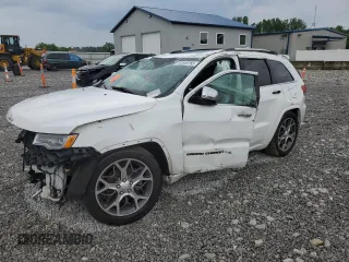 2020 Jeep Grand Cherokee Overland z VIN 1C4RJFCG3LC136738, wystawiony jako Copart lot #60545765 z przebiegiem Nie podano mil oraz Szkoda całkowita • Salvage title. Historia ofert i sprzedaży dostępna na DreamBid. Obrazek 1.