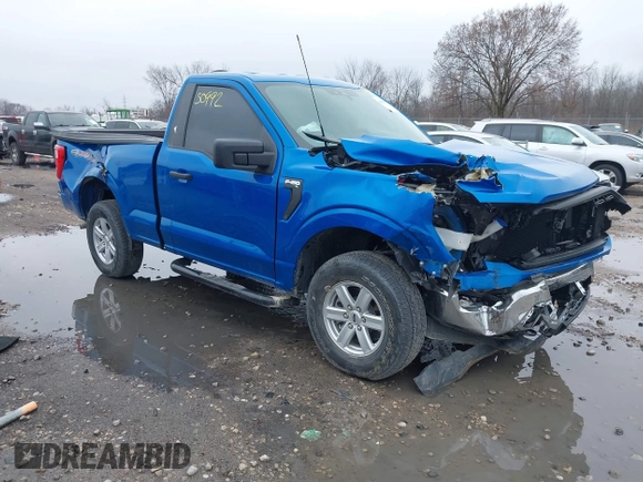 2021 Ford F-150 XL with VIN 1FTMF1EB3MKF07453, listed as a IAAI auction lot 42050992 with 26,398 mi miles and . Bid and sale history available at DreamBid. Image 1.