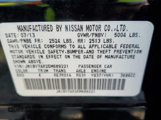 2014 Infiniti Q50 Premium with VIN JN1BV7AR2EM689221, listed as a Copart auction lot 46914095 with 113,015 mi miles and Salvage Title. Bid and sale history available at carsss.com. Image 12.